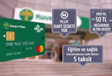 küvvet türk kredi kartı aidat ücretleri