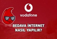 Bedava Vodafone İnternet SMS Dakika Kazanma